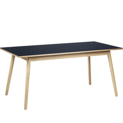 C35B Classic Dining Table 160x82cm- Natural Oak/ Smokey Blue