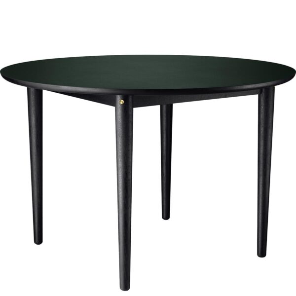 C65 Bjørk- Round Dining Table ø115cm- Black