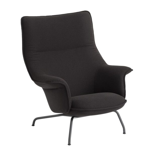 Doze Lounge Chair- Ocean 3 (Anthracite)/ Anthracite Black