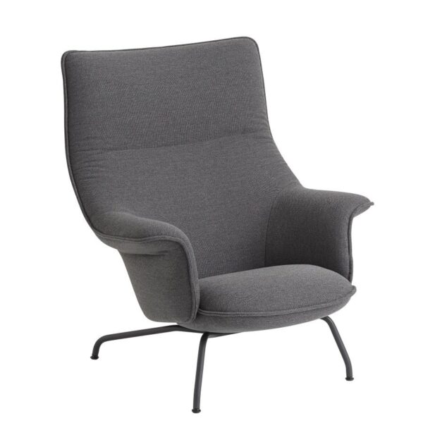 Doze Lounge Chair- Ocean 80 (Grey)/ Anthracite Black Doze Lounge Chair- Ocean 80 (Grey)/ Anthracite Black