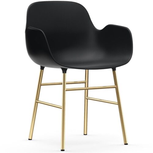 Form Armchair Brass Base- More Options