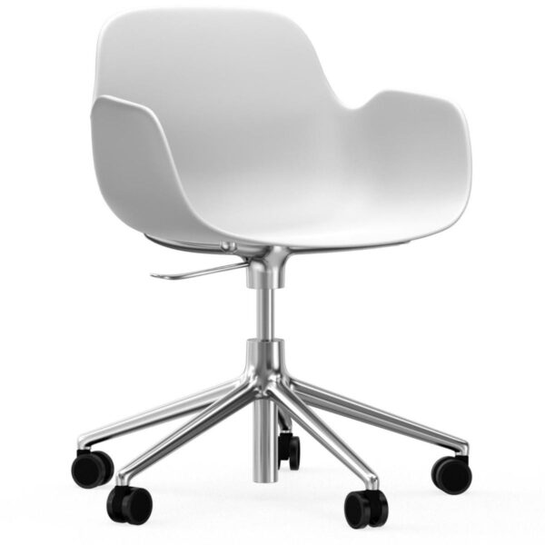 Form Armchair Swivel with Castors and Gaslift - More Options