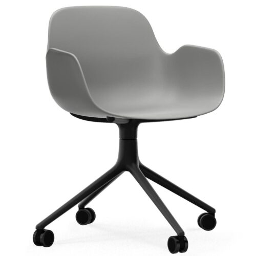 Form Armchair Swivel with Castors- more colours