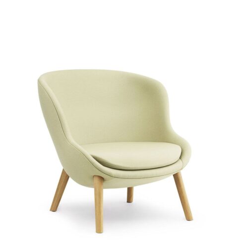 Hyg Lounge Chair Low- Camira Synergy/ Oak Hyg Lounge Chair Low- Camira Synergy/ Oak