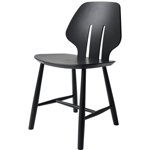 J67 Classic Wooden Chair- Black
