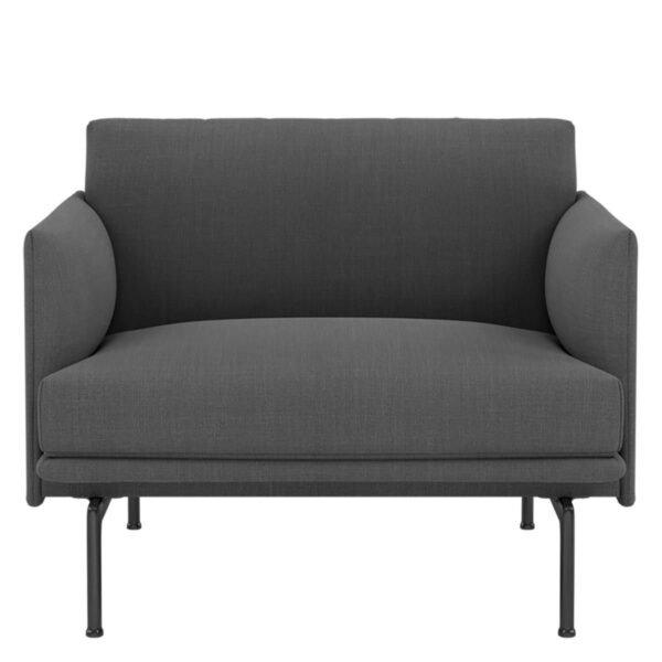Outline Chair-Remix 163- Anthracite